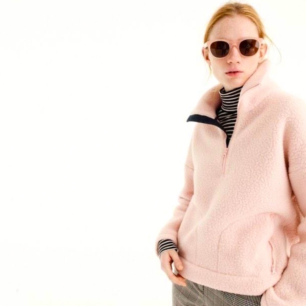 J. Crew Half-Zip Fleece Pullover